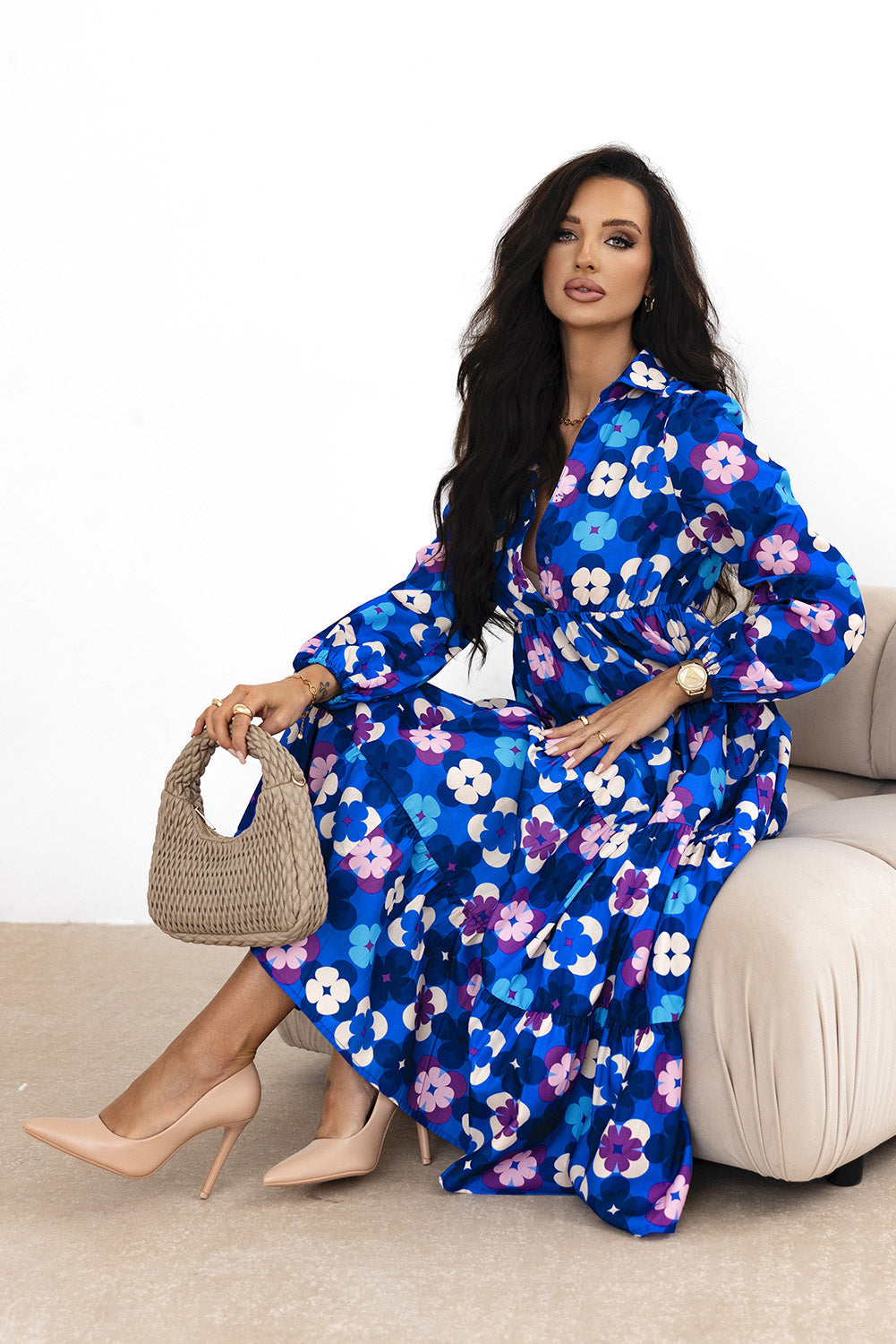 floral midi dress