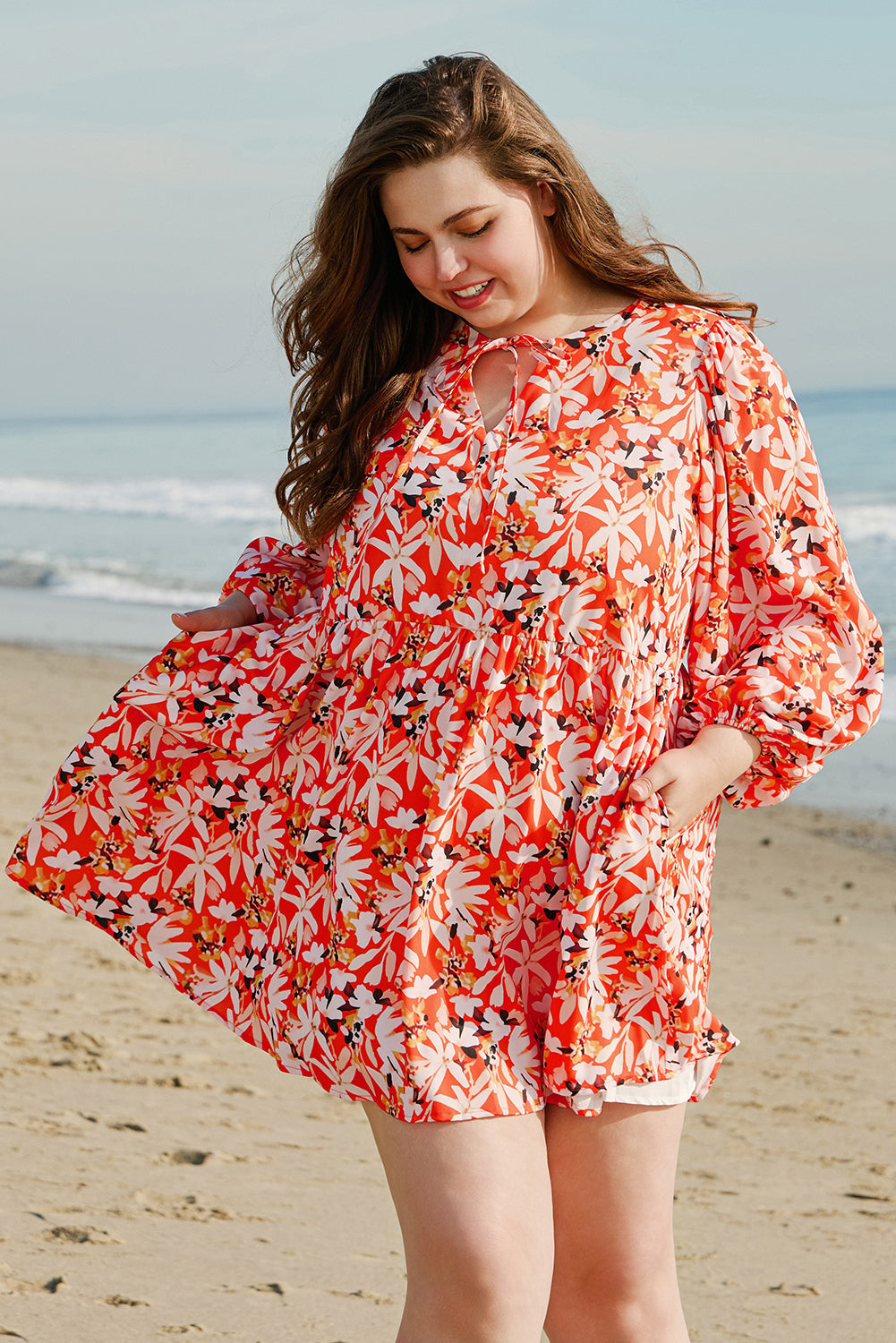 womens plus size floral dresses