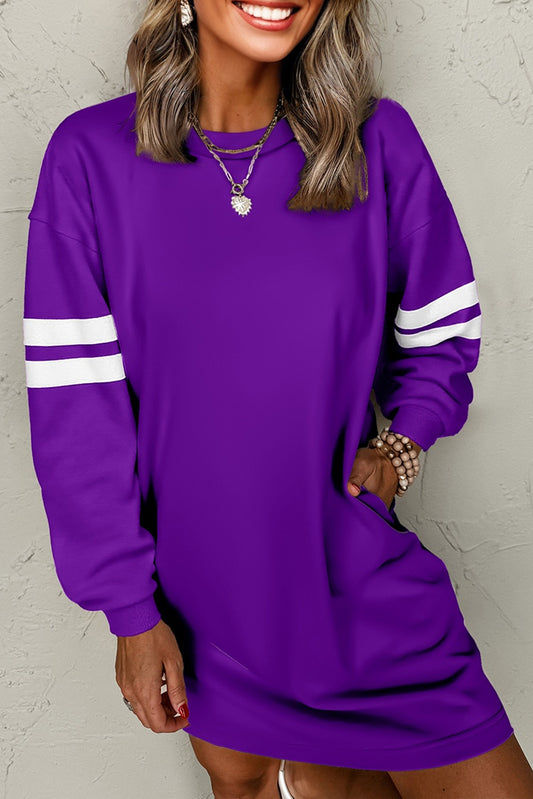varsity sweatshirt dress