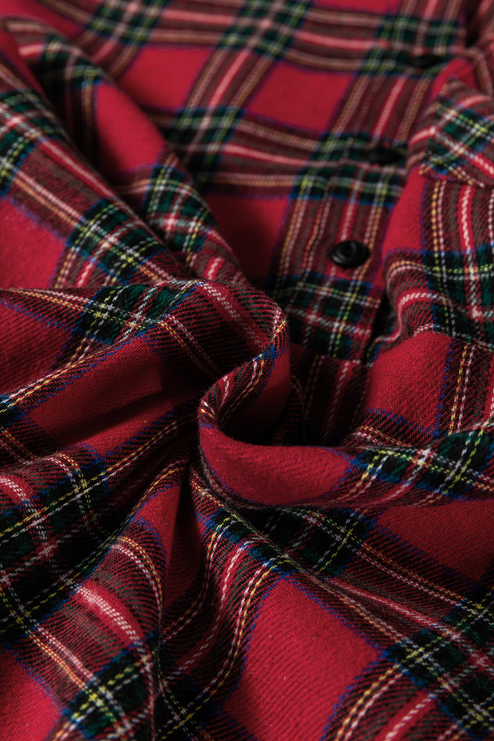 red plaid mini dress