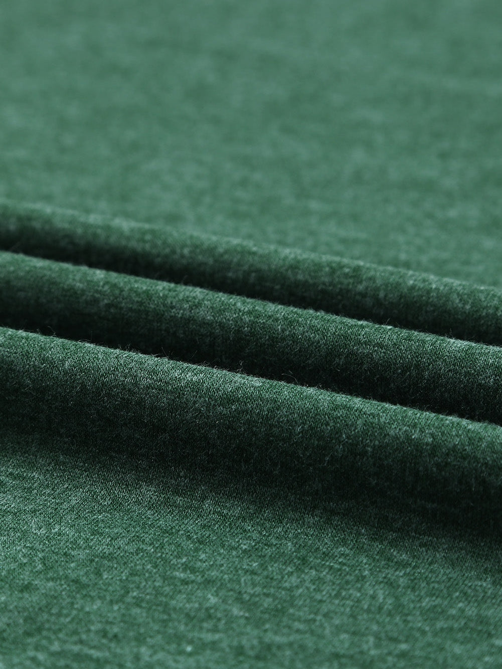 Green Sleeveless Solid Color Round Neck Tank Top