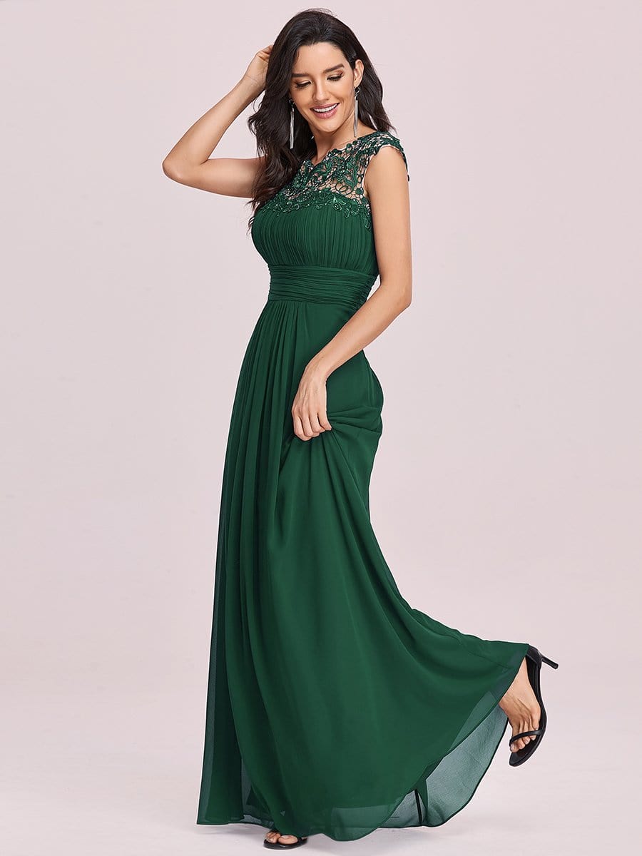 Lacey Chiffon Evening Party Gowns - Top Sellers