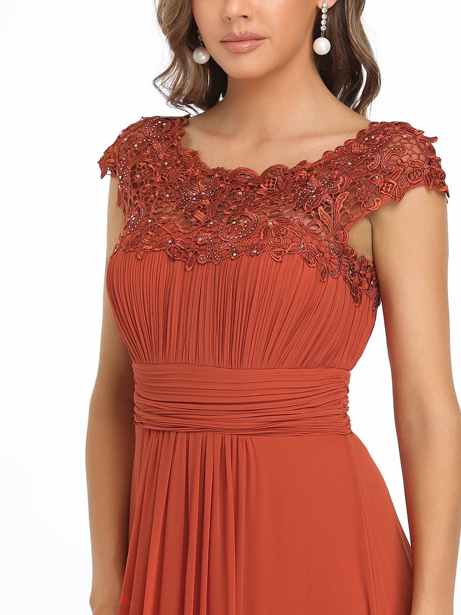 Lacey Chiffon Evening Party Gowns - Top Sellers