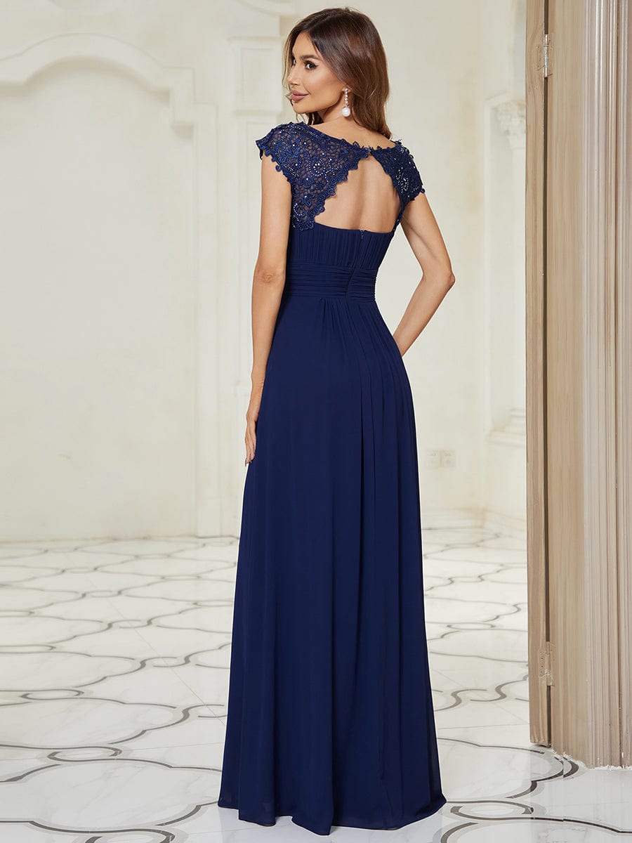 Lacey Chiffon Evening Party Gowns - Top Sellers