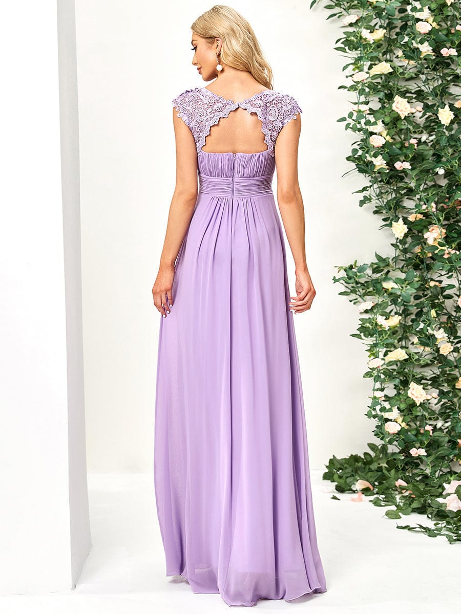 Lacey Chiffon Evening Party Gowns - Top Sellers