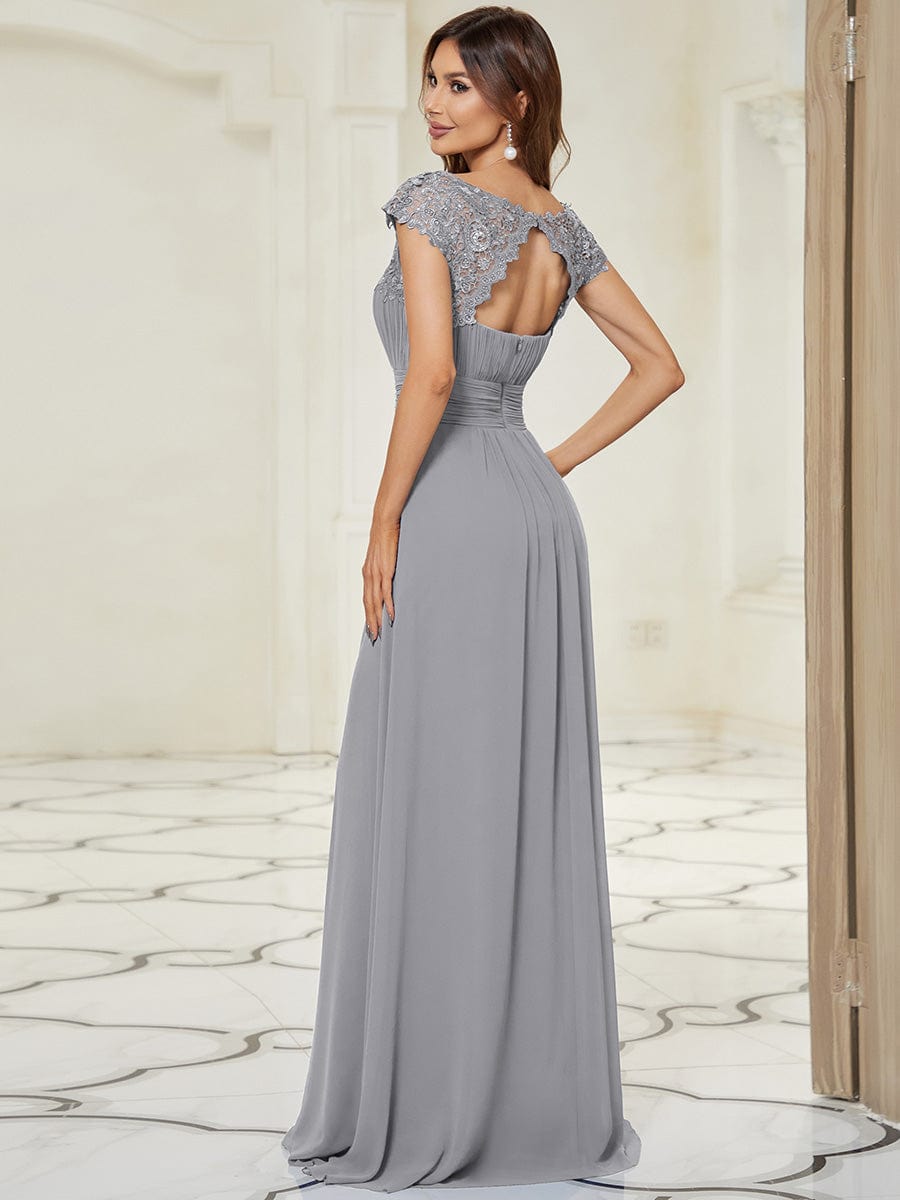 Lacey Chiffon Evening Party Gowns - Top Sellers