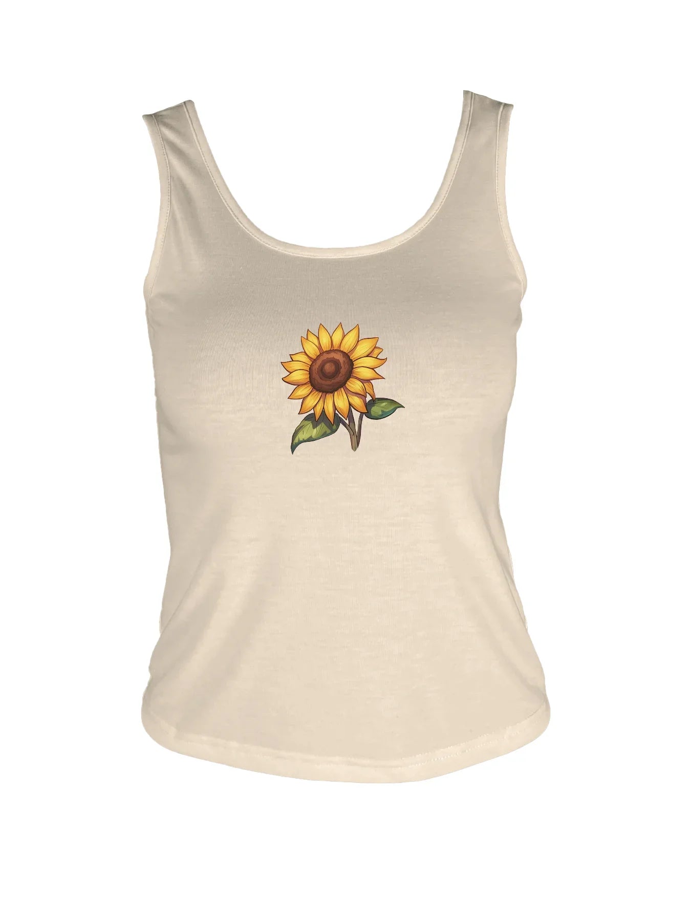 Beige Crop Top Classic Cream Ribbed Crop Tank – Neutral Tone Elegance