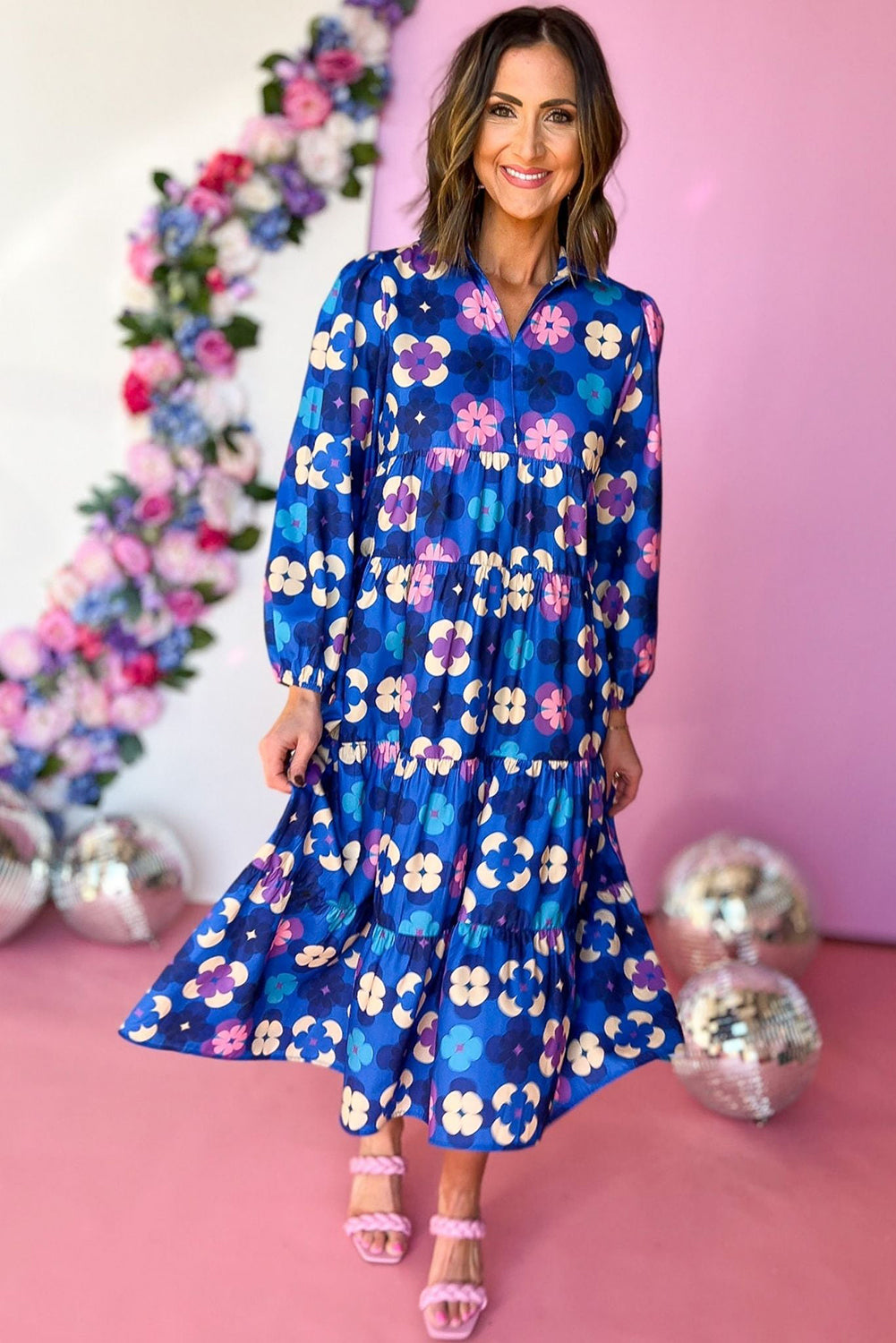 floral midi dress