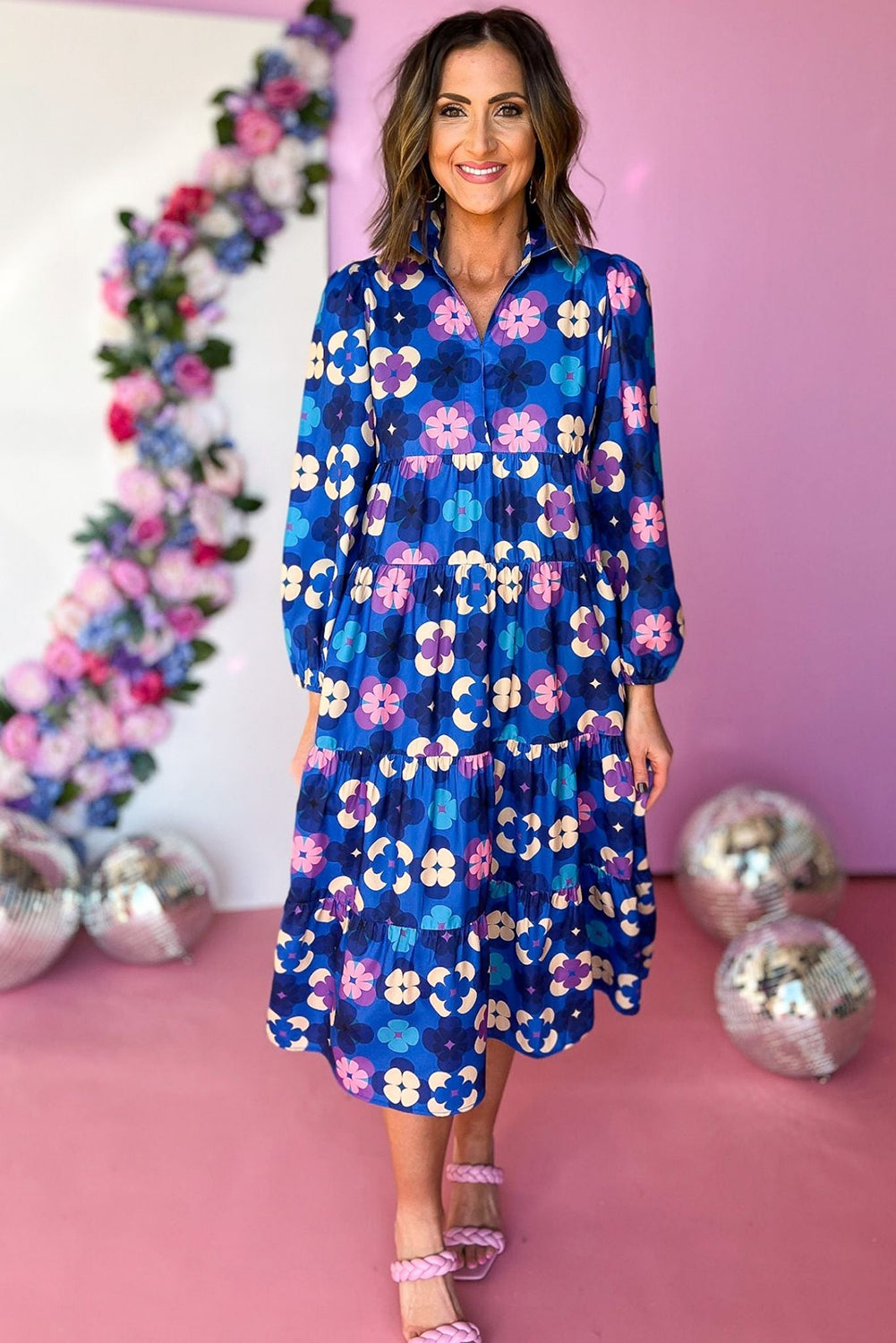 floral midi dress