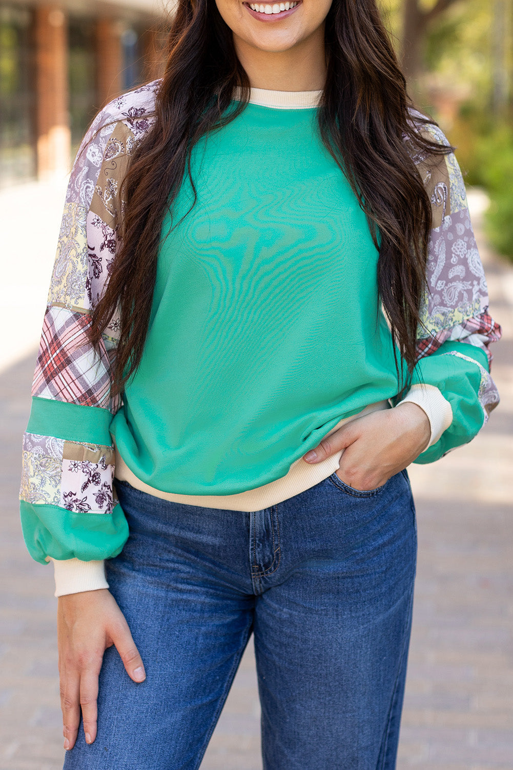 raglan top womens