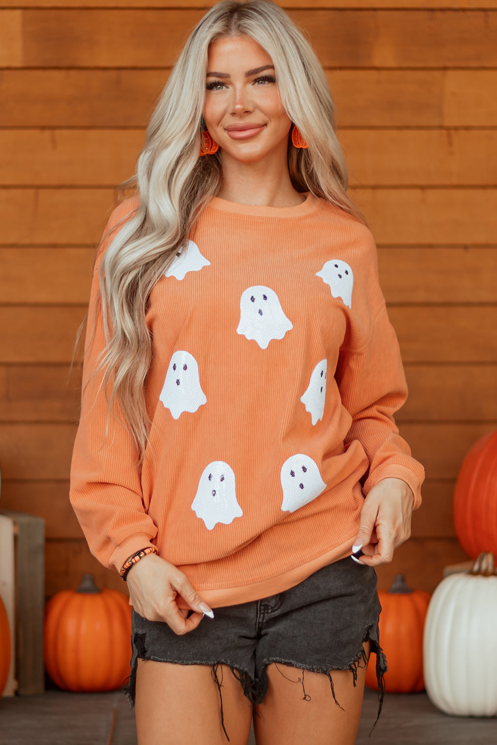 textured sweatshirt