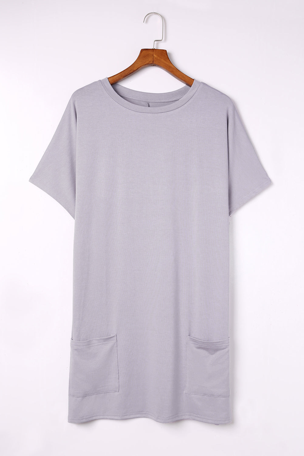 Women's Dress - Casual Dress Midi Dress Black White Yellow Short Sleeve Pure Color Summer Spring V Neck Hot  S M L XL XXL