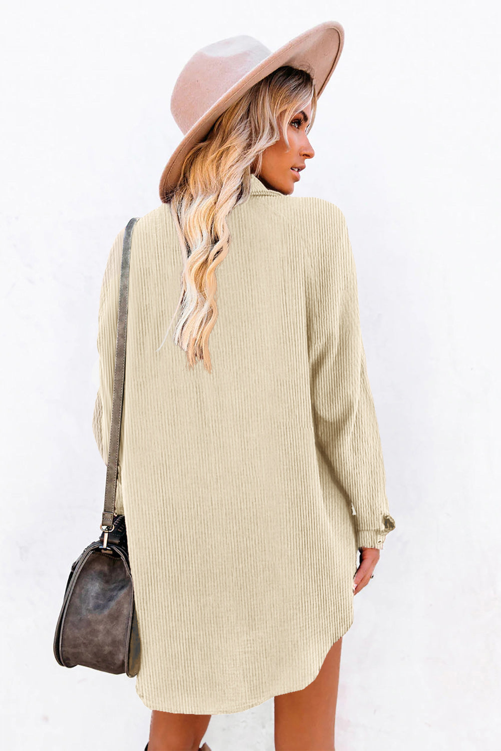 corduroy mini dress