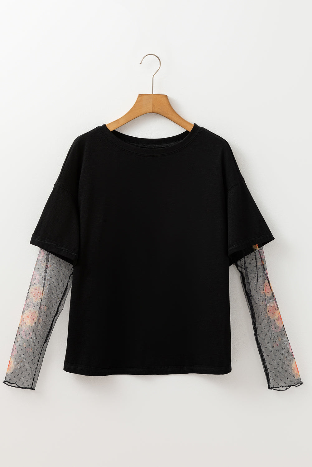 long sleeve patchwork top