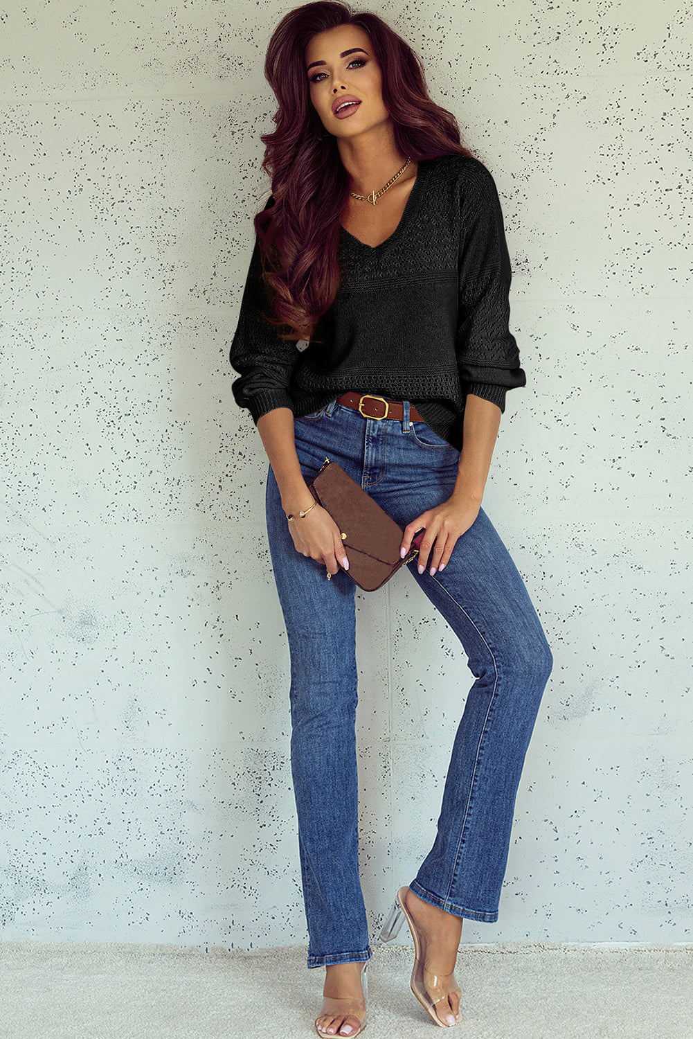 Drop Shoulder Sweater