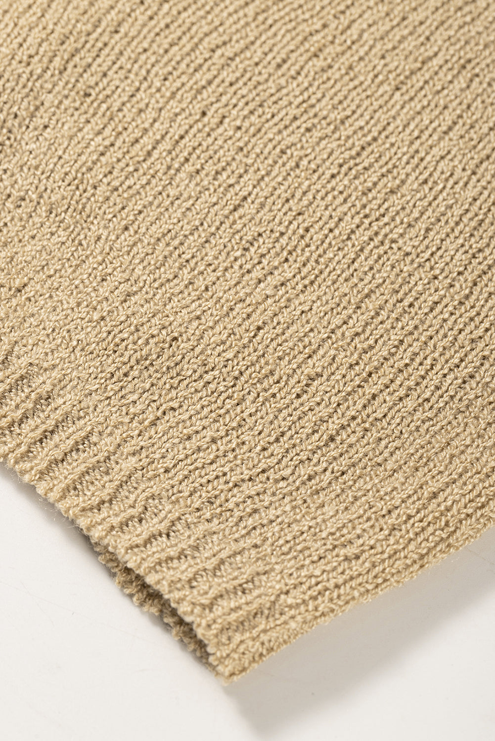 Khaki Dolman Sleeve Cardigan with Pockets