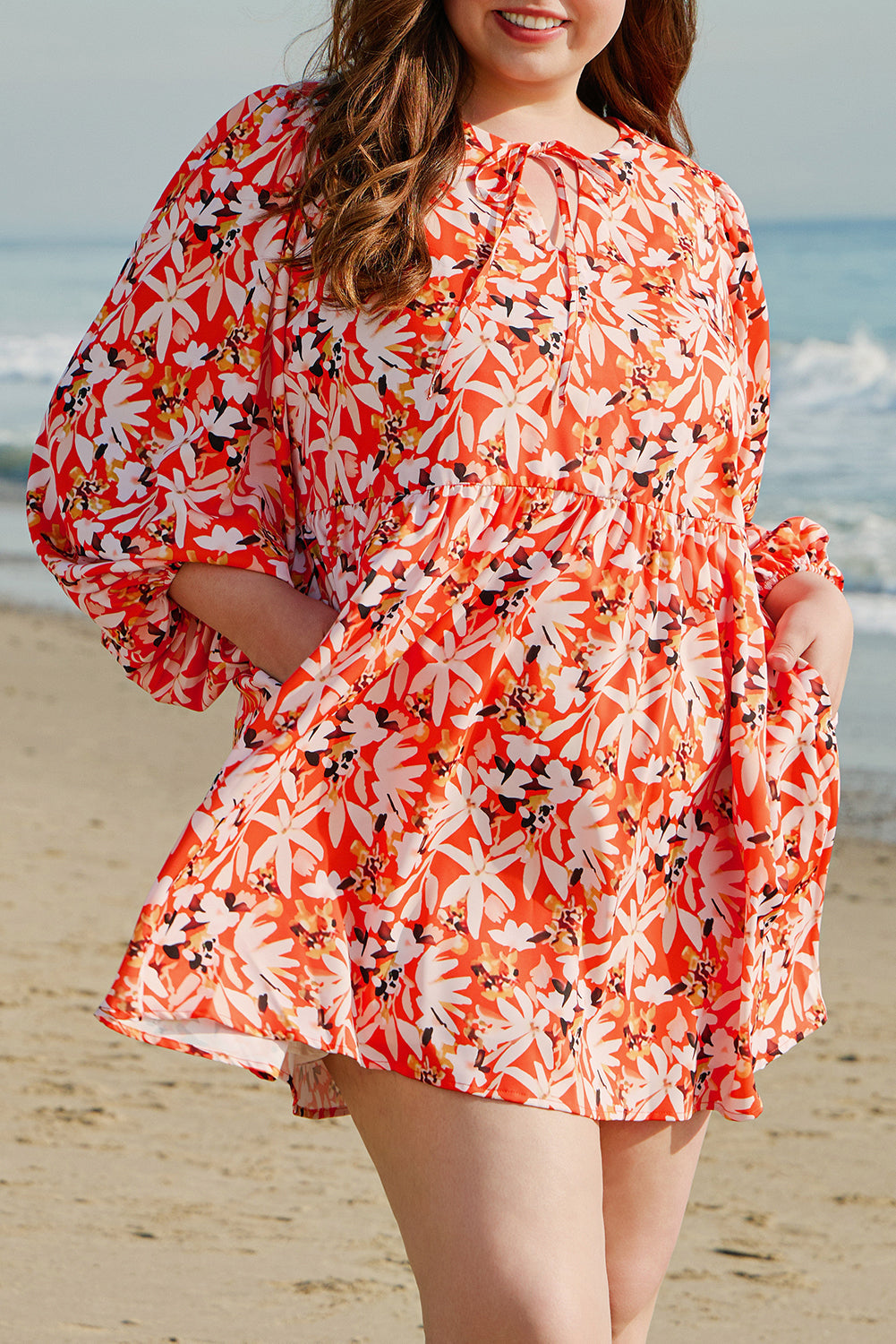womens plus size floral dresses