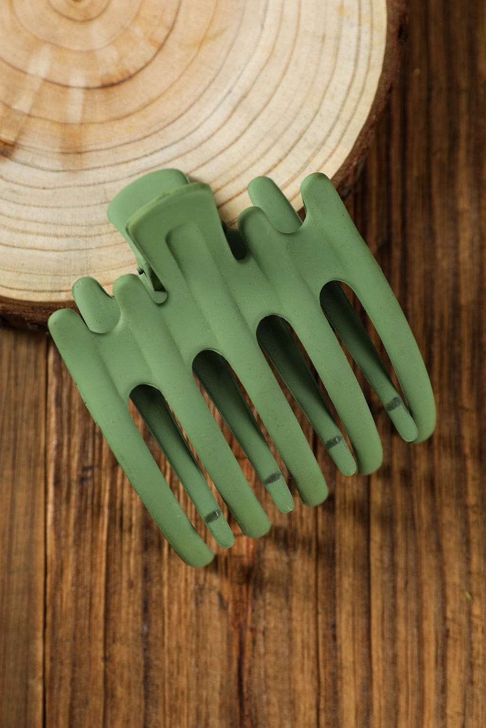 Black Frosted Hair Claw Clip with 5 Teeth