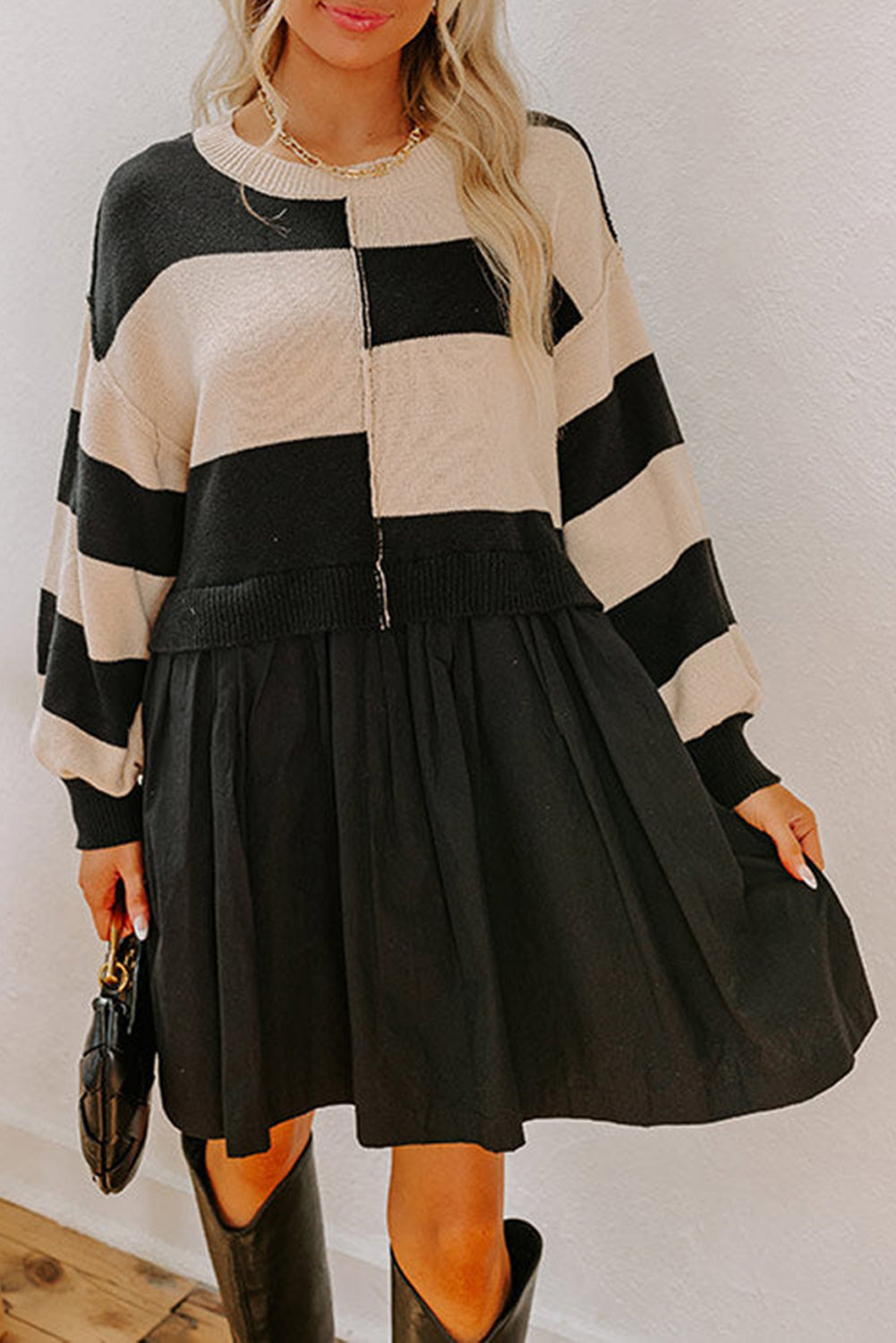 two in one sweater dress