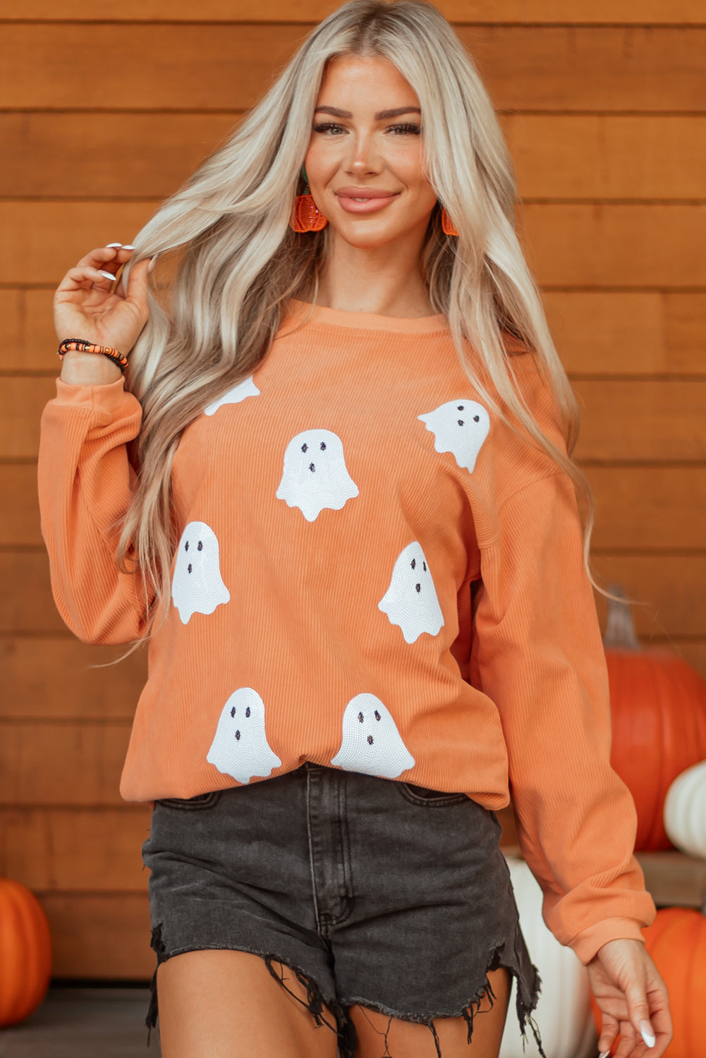 textured sweatshirt