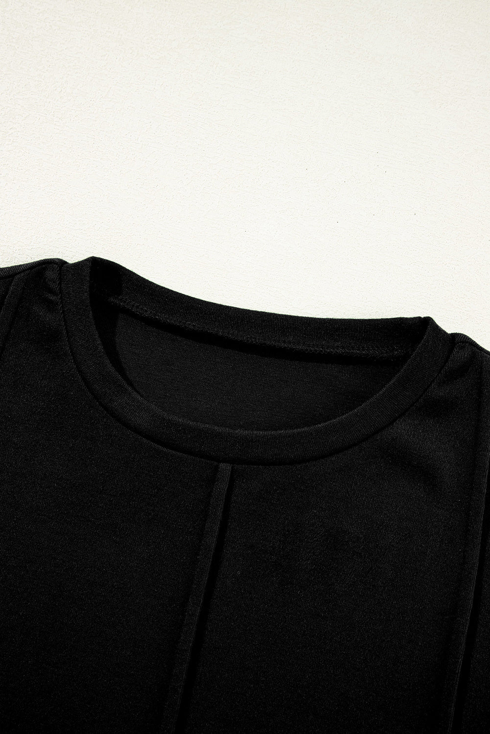 exposed seam top