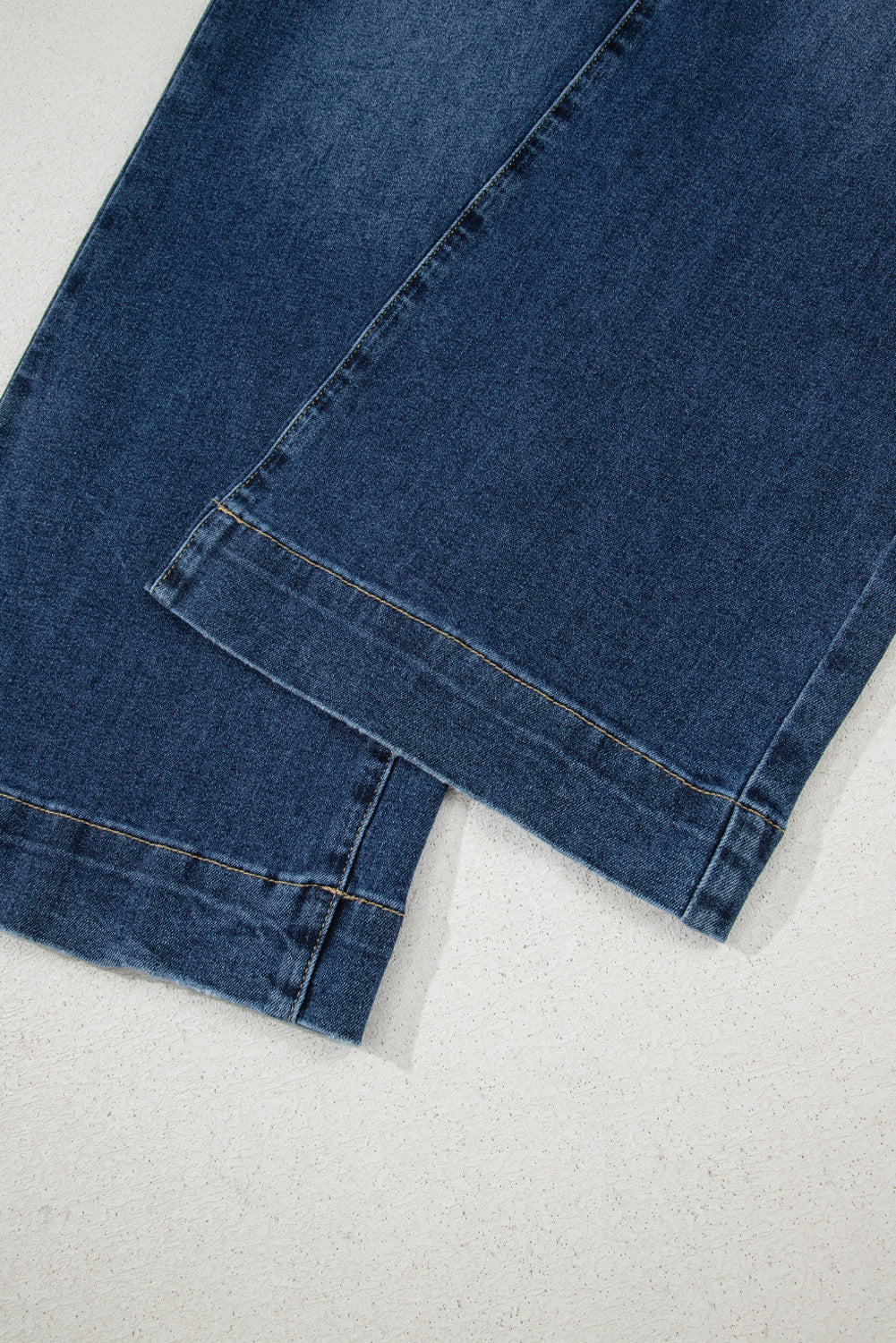 blue wide leg jeans