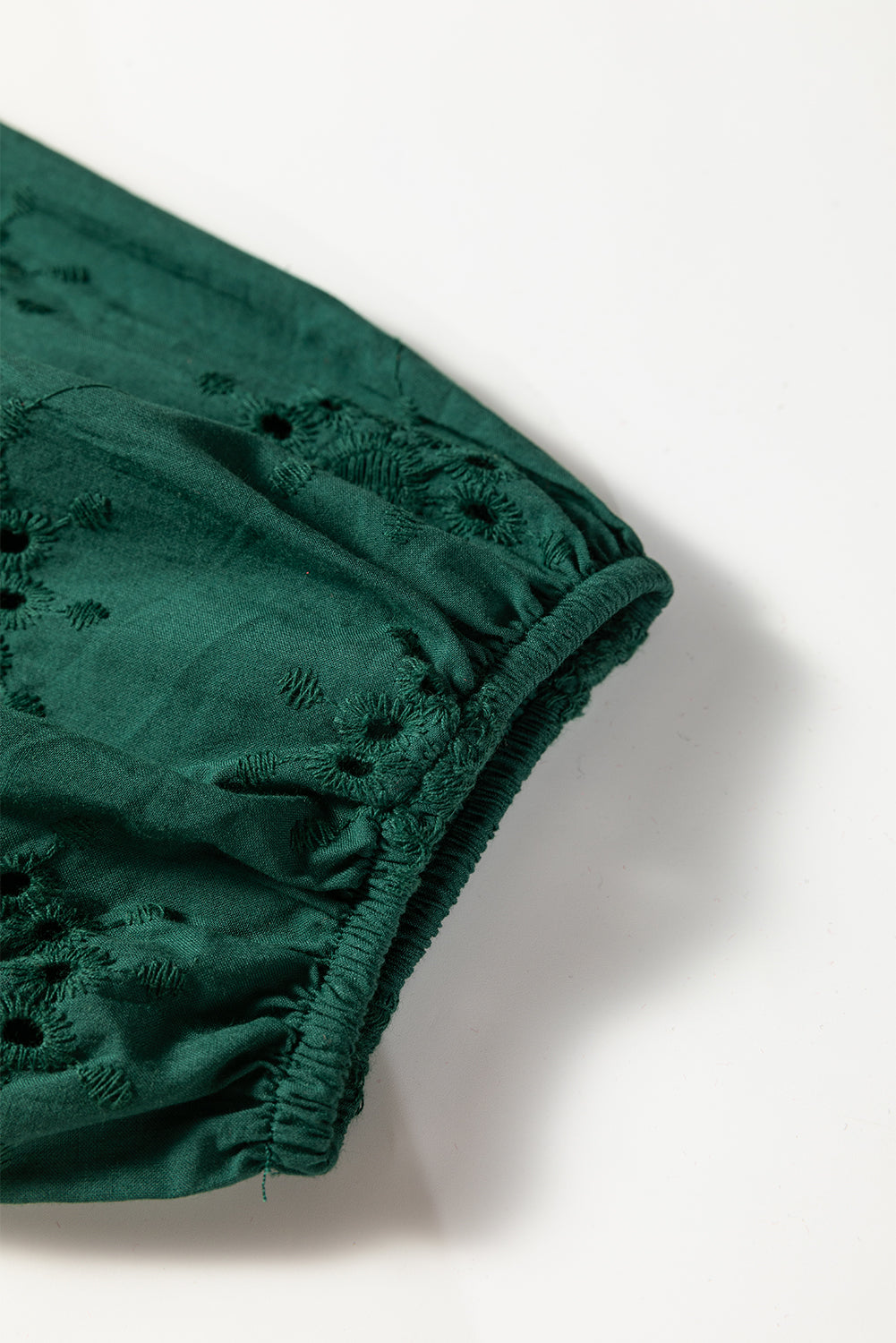 eyelet embroidered dress
