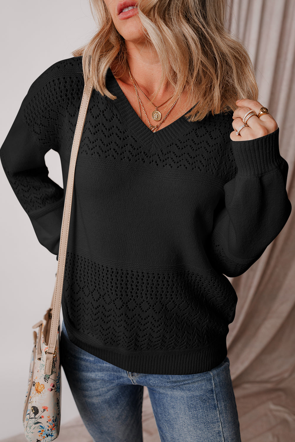 Drop Shoulder Sweater