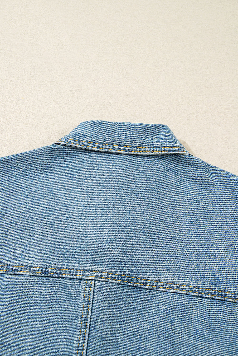 blue denim jacket