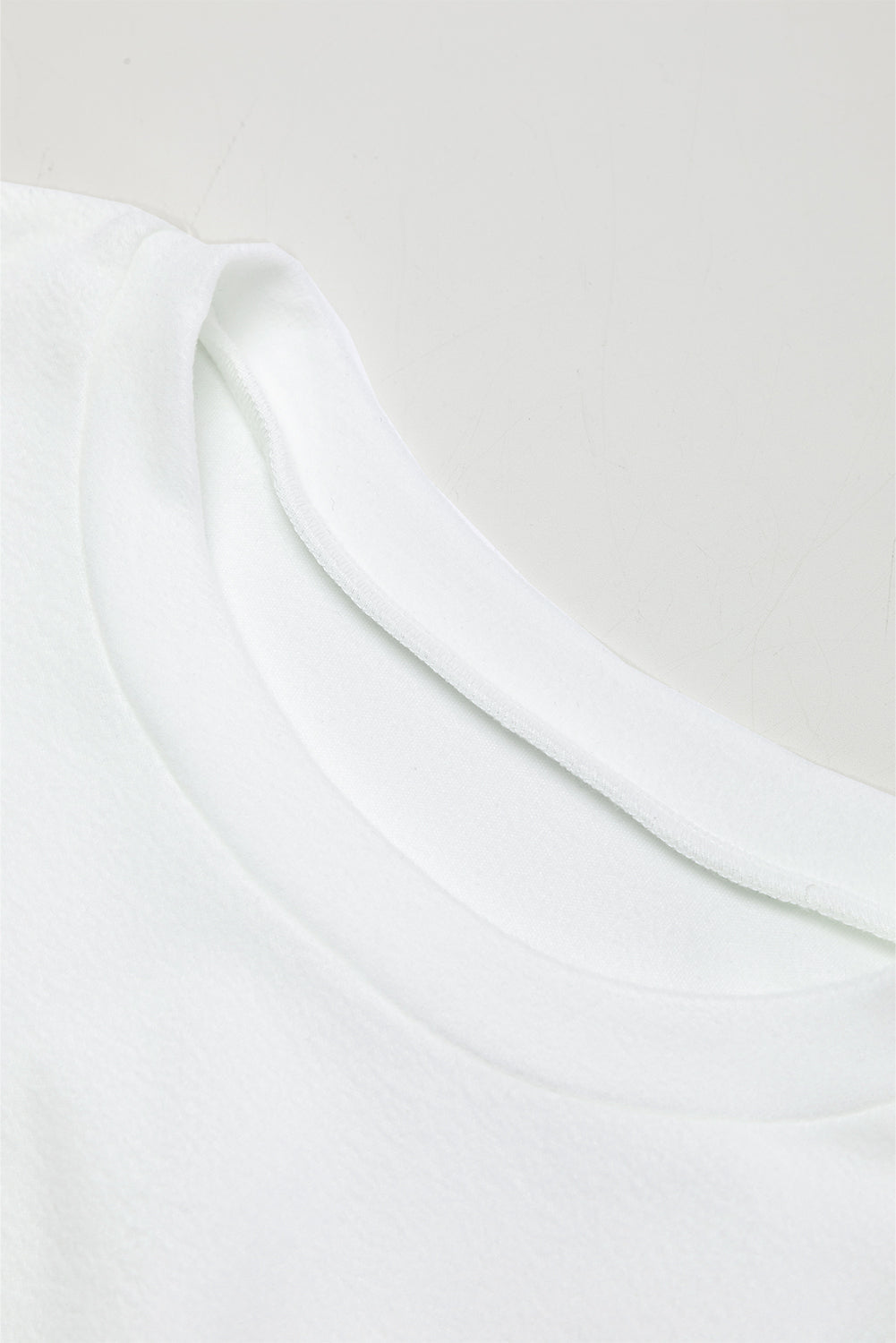 V Neck Irregular Mesh Panel Mini Dress