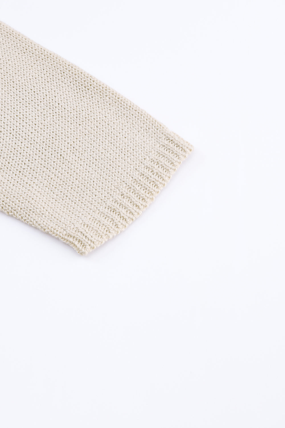 Khaki Knit Sweater with Fringe Detail for Casual Chic