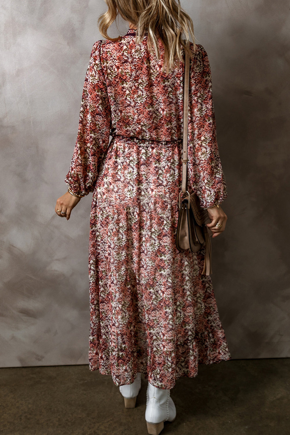 floral midi dress
