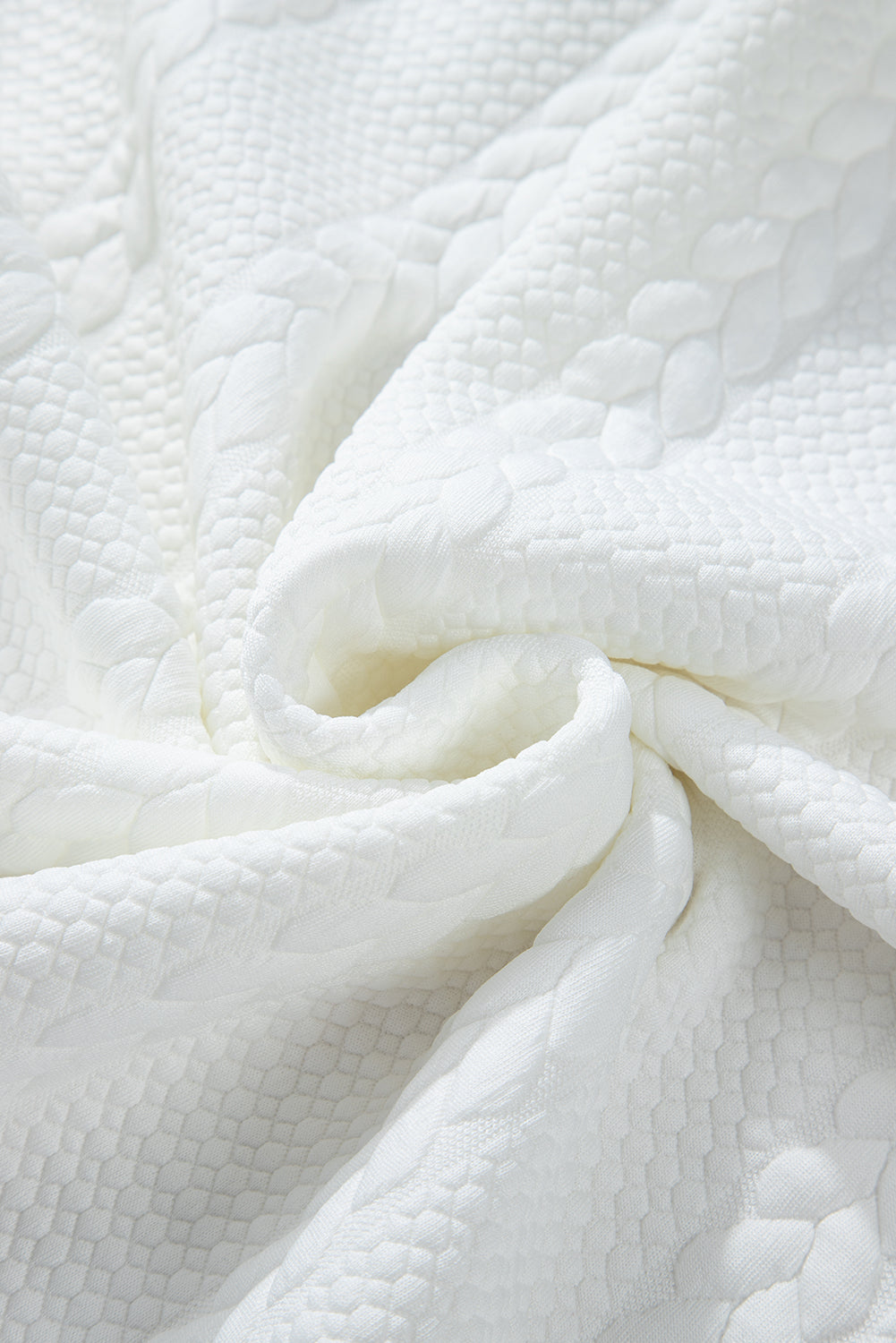 white plus size sweatshirt