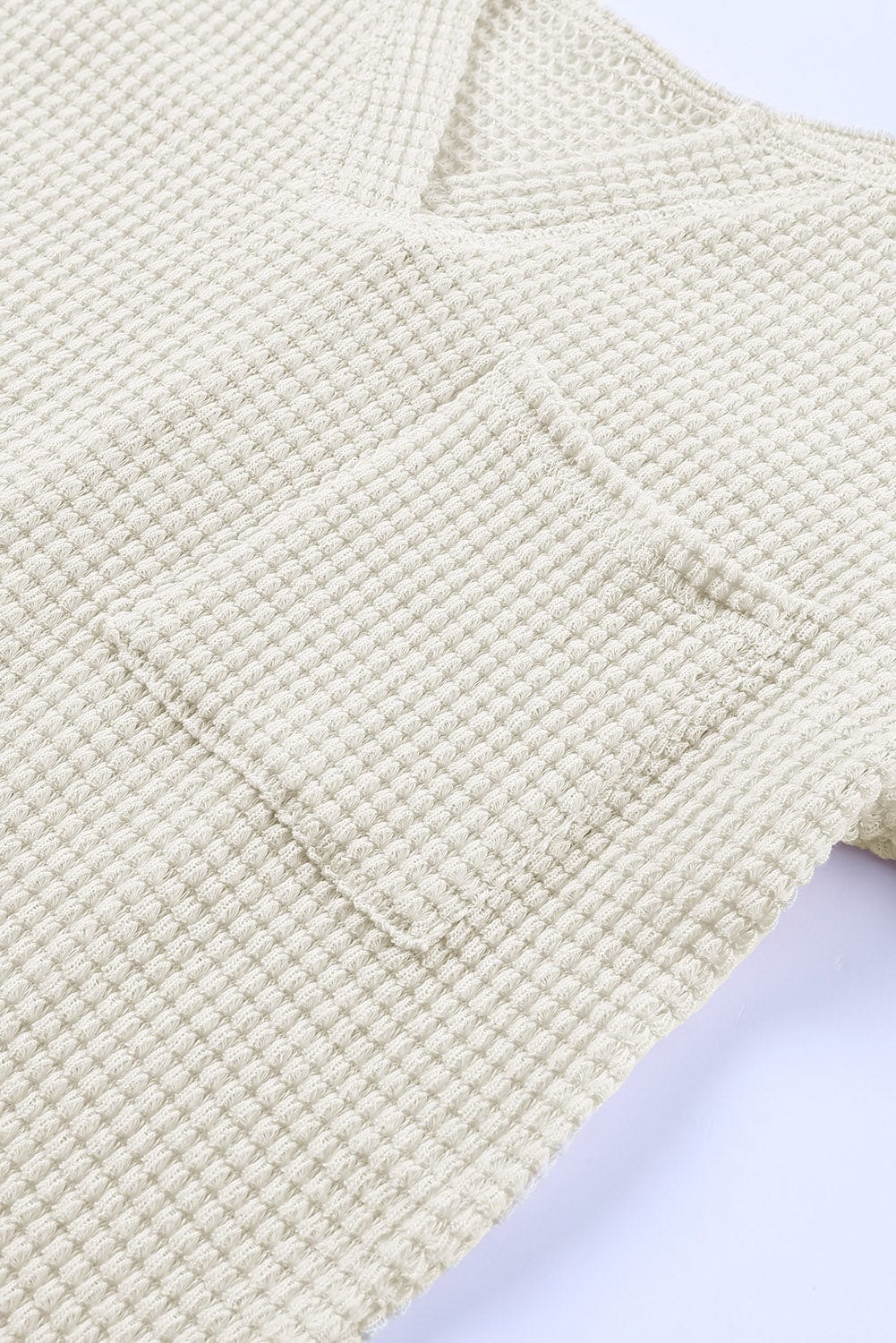 Deep V-Neck Long Sleeve Knitted Sweater