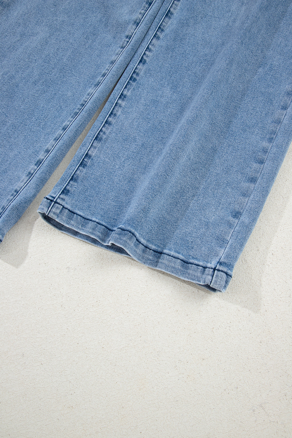 blue wide leg jeans