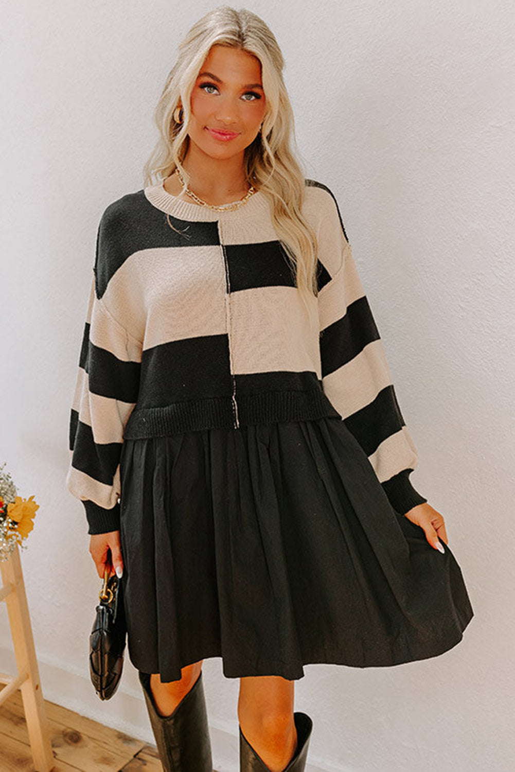 two in one sweater dress