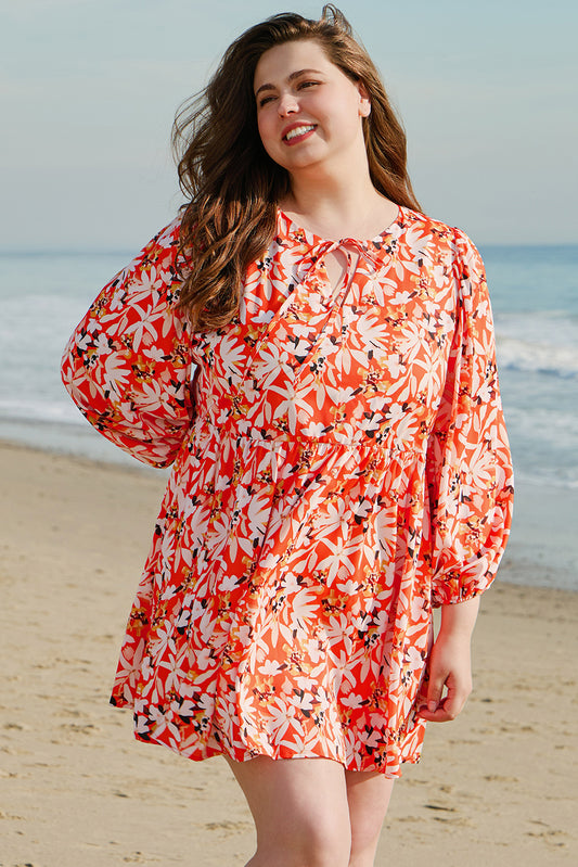 womens plus size floral dresses