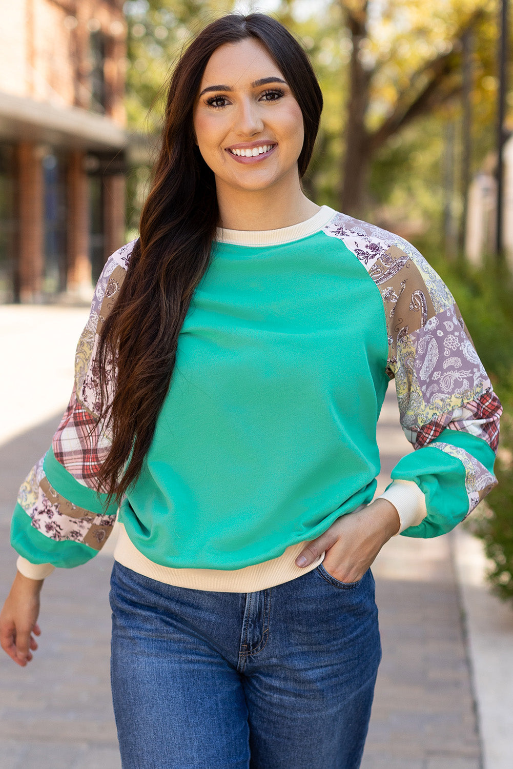 raglan top womens