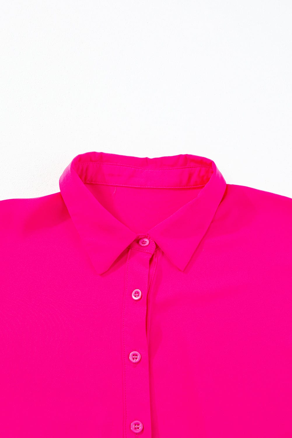 Elegant Rose Balloon Sleeve Maxi Shirt Dress