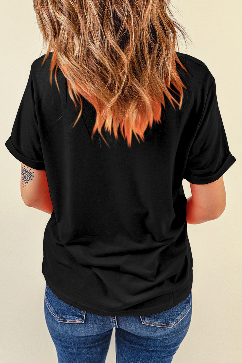 Leopard Pattern American Pride Graphic Tee