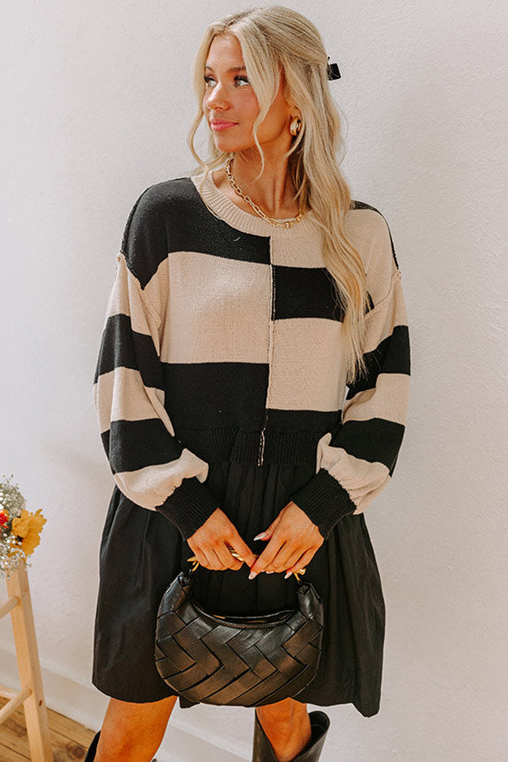 two in one sweater dress