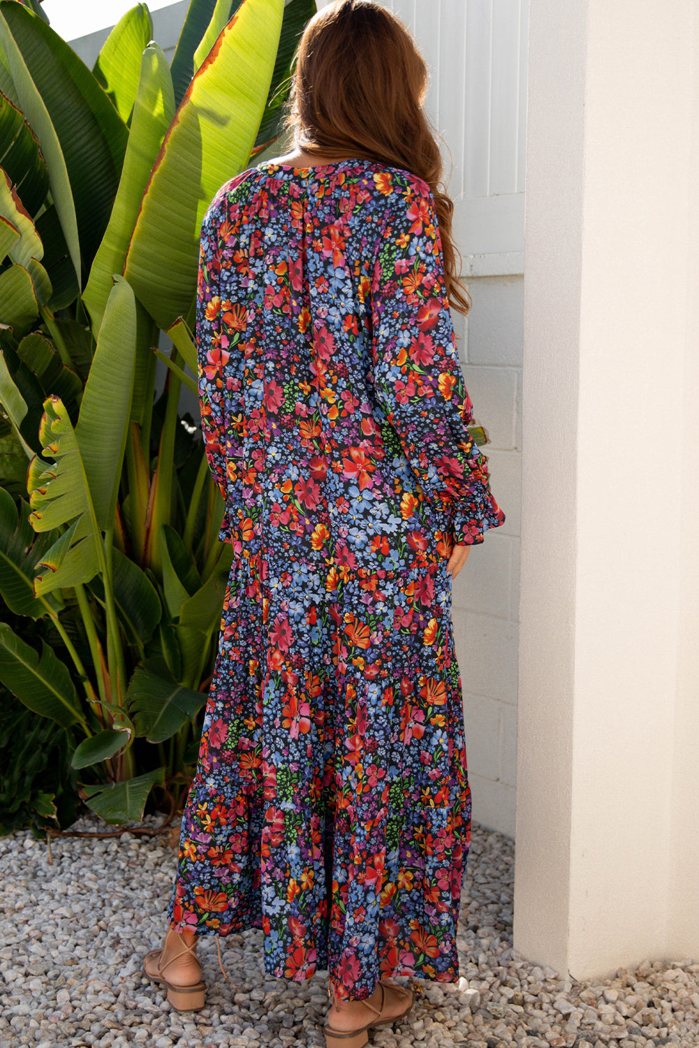 floral long dress