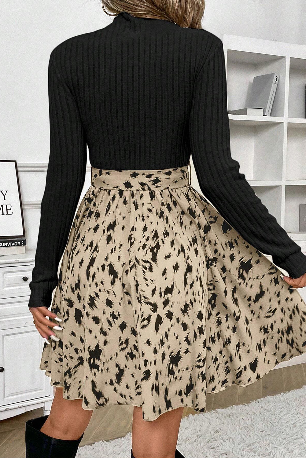 black t shirt dress