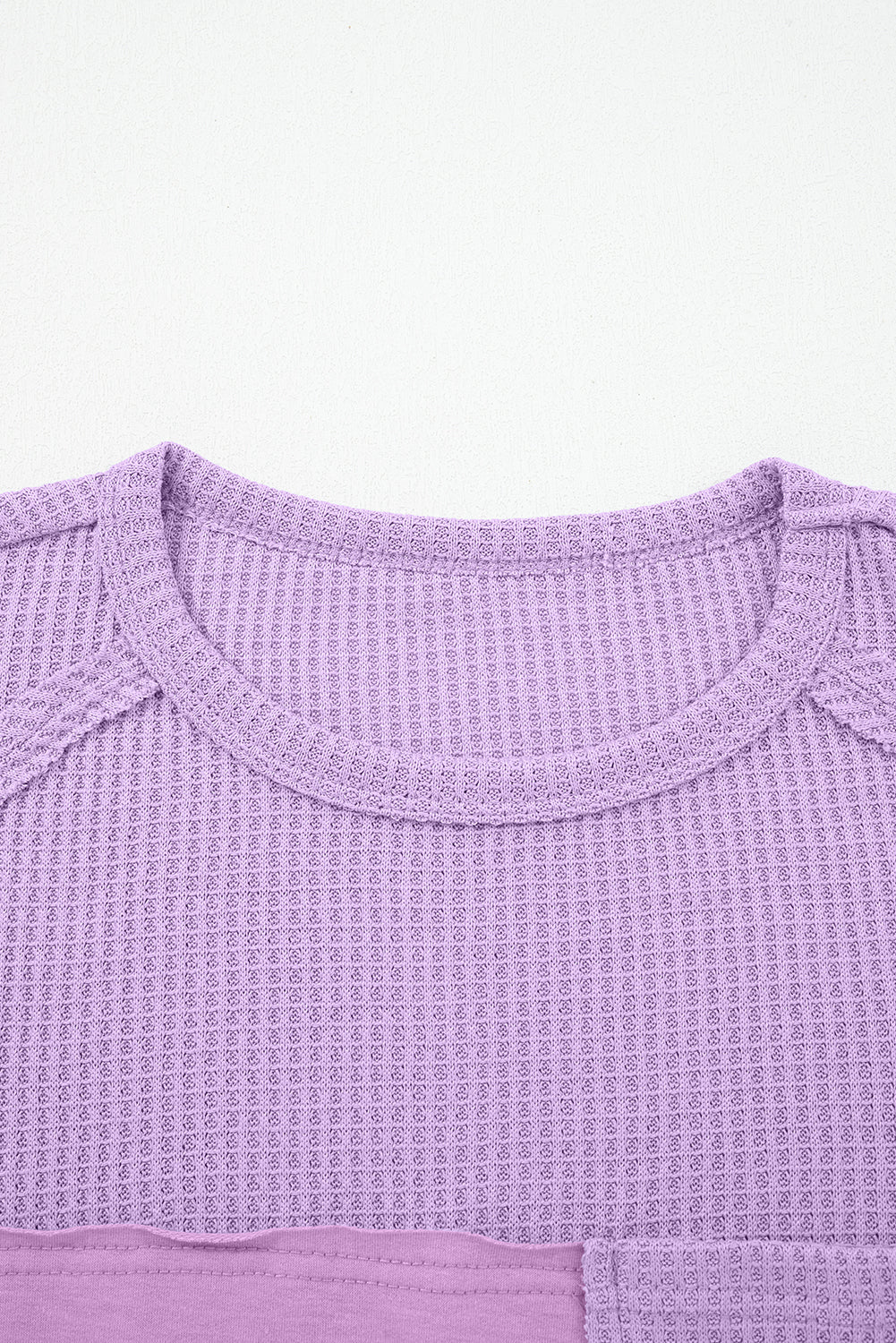 thermal knit long sleeve top