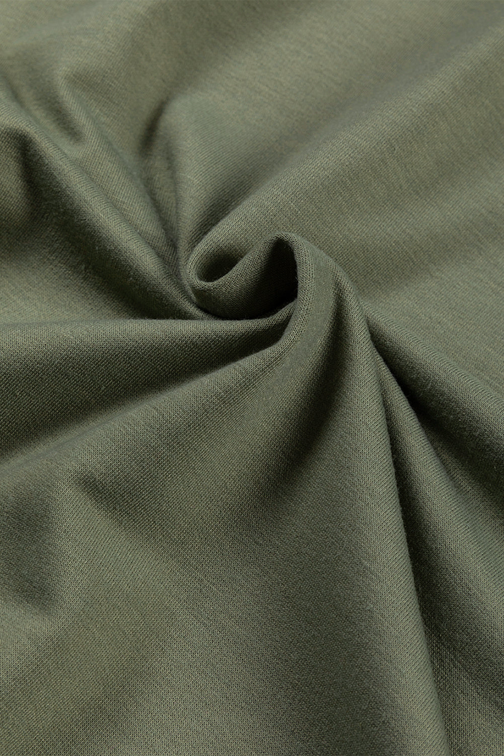 Jungle Green High Neck Split Shift Tunic Top