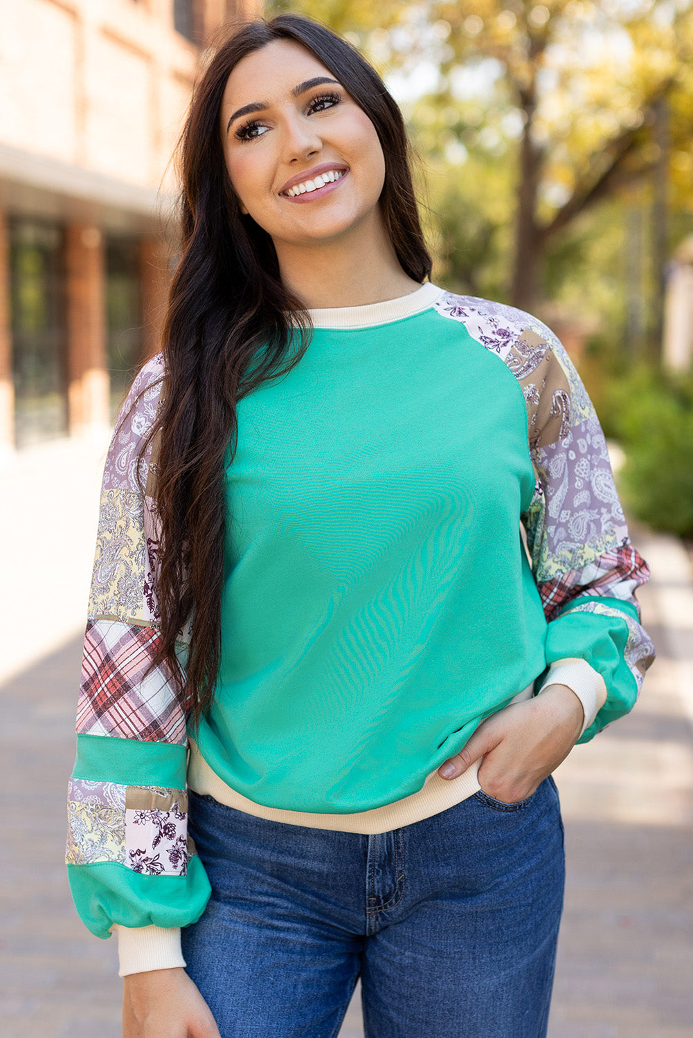 raglan top womens
