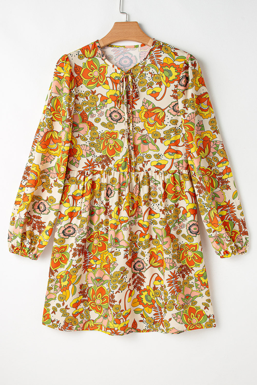 floral mini dress