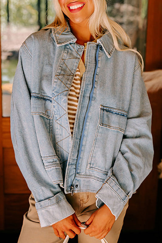 blue jean jacket