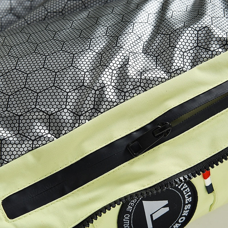 Men's Women's Ski Jacket Outdoor Winter Thermal Warm Windproof Breathable Hooded Windbreaker Winter Jacket for Skiing Camping / Hiking Snowboarding Ski