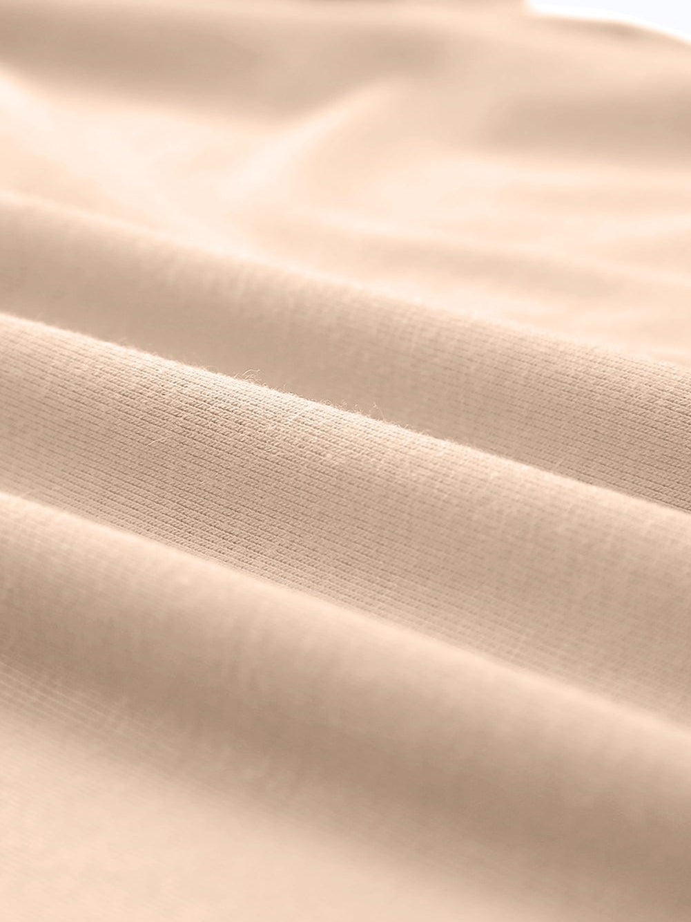 Khaki Basic Round Neck Short Sleeve Top